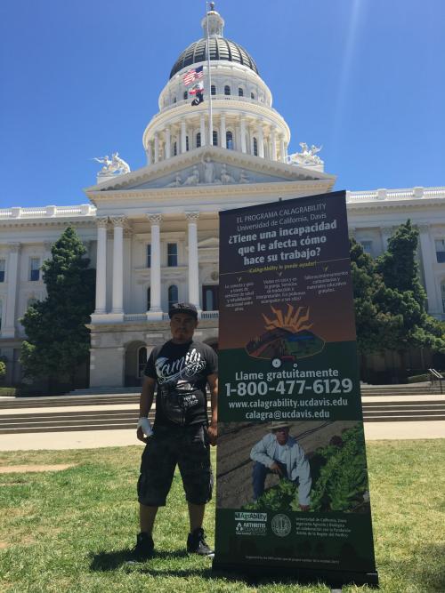 Francisco Castro at the State Capitol